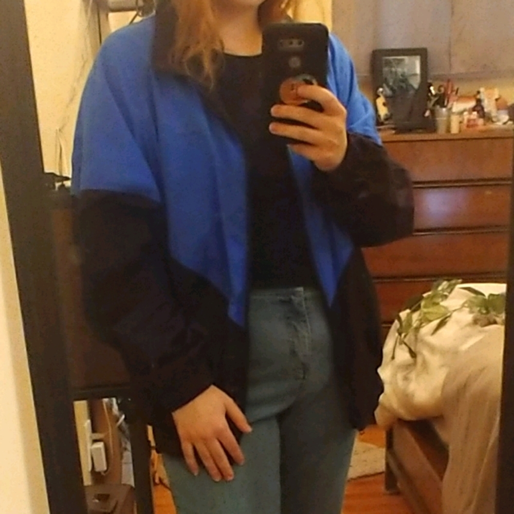 Oversized Colorblock Windbreaker by JAMMIN